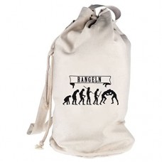 Shirtstreet24 EVOLUTION RANGELN bedruckter Seesack Umhängetasche Schultertasche Beutel Bag