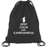 Shirtstreet24 Keep Calm And Kamehameha Turnbeutel Rucksack Sport Beutel