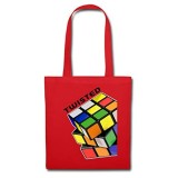 Spreadshirt Rubik\'s Cube Zauberwürfel Twisted Stoffbeutel