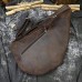LUUFAN Herren Echtes Leder Sling Bag Brusttasche Cross Body Bag Cross Durable Schulter Rucksack (Dark Brown-2)