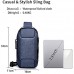 SDINAZ brusttasche mit Diebstahlsicherung USB-Aufladung brusttasche herren Sling mit Verstellbarem Blau