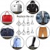 iFCOW Reißverschluss-Zuglasche 8-teiliges Reißverschluss-Reparatur-Set Metall-Reißverschluss-Kopf für Schuhe Gepäck Koffer Taschen Jacken