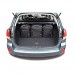 KJUST Dedizierte Taschen 5 STK Set kompatibel mit Subaru Outback IV 2009 - 2014