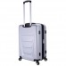Mia Toro Italy Accadia Hardside Spinner Luggage 3 Piece Set Titanium