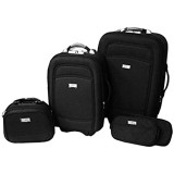 Takestop® Set mit 6 Reisekoffer Tris Trolley Verschluss TSA Diebstahlsicherung 1 Kabinenrucksack und 2 Sommerkoffer 3 Beauty Case