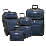 Travel Select Amsterdam Erweiterbares aufrechtes Gepäckstück Navy (Blau) - TS-6950-NY