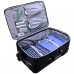 U.S. Traveler New Yorker Reisegepäck-Set leicht weich erweiterbar schwarz (Schwarz) - US6300