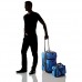 U.S. Traveler Rio Reisegepäck-Set robust erweiterbar königsblau (Blau) - US5600