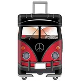 XXJY Trolley Koffer Ärmel Abdeckung Gurt Gürtel Women Travel Gepäck Covers Fits 18-32 Inch Koffer Cute 3D Print S (18"-20") A #