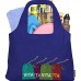 ChicoBag VITA Wiederverwendbare Einkaufstasche mit angenähter Tasche und Karabiner-Clip kompakt Designer-Schultertasche