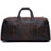 MxZas Über Nacht Weekend Bag Wochenend-Reiseledertasche Über Nacht Unisex Maxi-Tote Handtasche Weekender Bag Carry On Bag Gym Sport Gepäck Taschen (Color : Brown Size : 60x29x26cm)