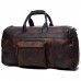 MxZas Über Nacht Weekend Bag Wochenend-Reiseledertasche Über Nacht Unisex Maxi-Tote Handtasche Weekender Bag Carry On Bag Gym Sport Gepäck Taschen (Color : Brown Size : 60x29x26cm)