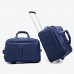 Adlereyire Laptop Trolley-Tasche mit hohen Kapazität Stilvolle Leicht Seesack Convenient Roller Wasserdicht Verschleißbeständige Schutz (Color : Blue Size : 50 * 27 * 30cm)
