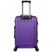 Arebos Premium Hartschalen Koffer Rollkoffer Reisekoffer Vergrößerbares Gepäck Handgepäck aus ABS Material mit TSA-Schloss und 4 Rollen (lila M (Handgepäck))