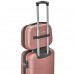 Packenger 4er Koffer-Set Carli- Koffer-Set mit Hartschale: Reisekoffer mit Zahlenschloss und Teleskopgriff (Mauve)