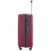 PIANETA - Handgepäck Hartschalen-Koffer Koffer Trolley Rollkoffer Reisekoffer ABS erweiterbar 4 Rollen (Berry XL (75cm))