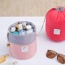 Aober Kosmetiktasche Mode Runde wasserdichte Schminktasche Reise Makeup Organizer Weibliche Aufbewahrung Toilettenartikel Kit Lady Box