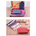 BOZEVON wasserdichte Oxford Tuch Mehrfarbige Portable Travel Schuhaufbewahrungstasche Beutel mit Reißverschluss(Blaue Blumen)