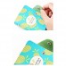 Weimay Ananas-Muster Multi-Karten-Karten-Paket mit hoher Kapazität Studenten-Karten-Set Anti-Entmagnetisierung Kreditkarteninhaber Geldbörse (Blau)