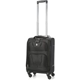 Aerolite leicht Trolley Koffer Fällen der Hand Gepäck 53 3 cm 33 Liter schwarz 9976