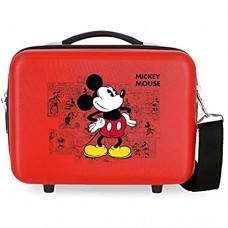 Disney Mickey COMIC Anpassungsfähiger Schönheitsfall Rot 29x21x15 cms ABS