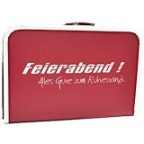 Koffer Bordeaux rot zum Ruhestand (45 cm)