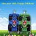 MRDEER Rennstil Kinder Trolley mit 6 Räder Reisekoffer Trolley Kindertrolley Treppensteigen Koffer Handgepäck 45×28×15cm Für Jungs Mädchen