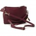 MASQUENADA Damen Handtaschen Clutches Unterarmtaschen Umhängetaschen 22x13x3 5 cm (B x H x T) Farbe:Bordeaux (Weinrot)
