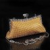 Metme Crossbody Bag Dual-Use Perlen Handtasche Abend Clutch Geldbörse Braut Prom für Frauen