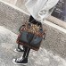 RFVBNM Damenhandtaschen Leopardenmuster große Umhängetaschen PU Leder Schultertasche mode Henkeltasche