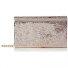 Swanky Swans Anastasia Envelope Metallic Clutch Bag Clutch
