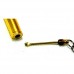 2 PATRONE 5 cm mit Geheimfach + Löffel Metall Schlüsselanhänger Anhänger by schenkfix