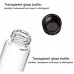 24 Stück 5 ml kleine Probenfläschchen aus Glas leere Flasche mit Reduzieröffnung klare Glasflaschen kleine Fläschchen transparente Glasfläschchen für ätherische Öle