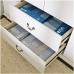 Packwürfel für Reise -7 Sets Packing Cubes Koffer-Organizer Aufbewahrungstasche wasserdicht und leichtgewichtig - Koffer Kompressionsbeutel (grau blau)
