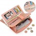 Pomelo Best Damen Geldbörse einfarbiges Portemonnaie mit 12 Kartenfächer und Kleingeldfach