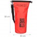 Relaxdays Ocean Pack 10L wasserdichter Dry Bag ultraleichter Trockensack für Segeln Rafting Skifahren