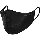 SMMASH Mundschutz Maske Wiederverwendbar Hochwertiges Gesichtsmaske Waschbar Multifunktional Trainingsmaske für Radfahren Laufen Staubschutzmaske für Damen Herren (L/XL Murk)