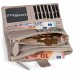 styleBREAKER Damen Portemonnaie mit V-Förmig geprägter Struktur Druckknopf Reißverschluss Geldbörse 02040124 Farbe:Creme-Beige