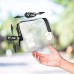 TWIVEE - Transparenter Kulturbeutel - 1 Liter - Kulturtasche zum Transport von Flüssigkeiten im Handgepäck