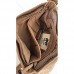 Bear Design bei Zarolo Unisex Messenger Tasche Umhängetasche Crossbody Lauro CP0771 strapazierfägiges Leder in Used Look (27/25/5 cm)