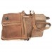 Bear Design bei Zarolo Unisex Messenger Tasche Umhängetasche Crossbody Lauro CP0771 strapazierfägiges Leder in Used Look (27/25/5 cm)