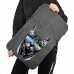 DJ Cat Canvas Umhängetasche Messenger Bag Musiker robuste Tasche Katzenbesitzer Geschenk Idee Studenten Tasche Uni Büro Freizeit Arbeit - Deejay Cat Motiv Katze mit Sonnenbrille und Kopfhörer :