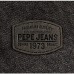 Pepe Jeans Horse Große Tabletten-Schultertasche Schwarz 28x30x6 cms Leinwand