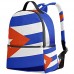 FANTAZIO Rucksäcke Federmäppchen Kuba Flagge Schultaschen-Set