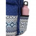 QKa Canvas Rucksack für Frauen Casual Schultertasche Travel Daypack Modische Schultasche für Mädchen Mit Lunchpaket und Federmäppchen (3er-Set)