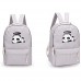 UNILIFE Kinderrucksack 4-teiliges Set süße Panda-Schultaschen mit Umhängetasche Handytasche und Federmäppchen 15L