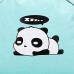 UNILIFE Kinderrucksack 4-teiliges Set süße Panda-Schultaschen mit Umhängetasche Handytasche und Federmäppchen 15L