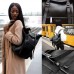Berliner Bags Premium Rucksack Lille aus Leder Kurierrucksack für Damen und Herren Schwarz