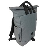 Daypack Rucksack aus Cordura - rolltop Backpack - Tagesrucksack für Damen und Herren - Hochwertiger Daypack - Wasserabweisend & flexibel - Rucksack roll top Herren - Rucksack roll (Grey)