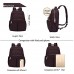 WindTook Mini Rucksack Damen Daypack Schulrucksack Nylon Mode Klein für Schule Büro Alltag 29 x 10 x 37 cm Grau